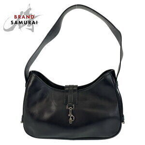 Gucci Jackie black leather shoulder bag